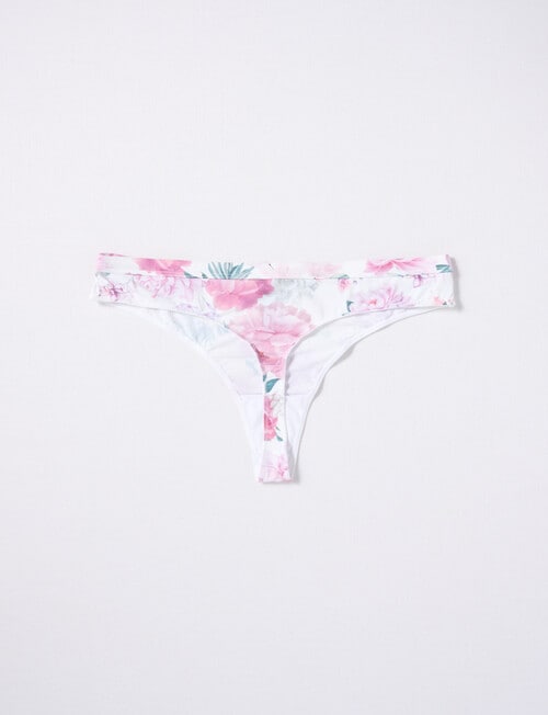 Lyric Chanice G-String Brief, Roses product photo View 02 L