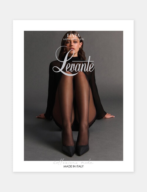 Levante Livia Subtle Stripe Tight, Nero product photo