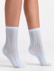 Levante Milena Crew Sock, Capri product photo View 04 S