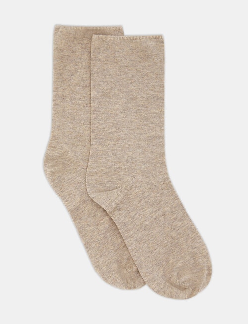 Levante Comfort Top Sock, Oatmeal product photo View 02 L