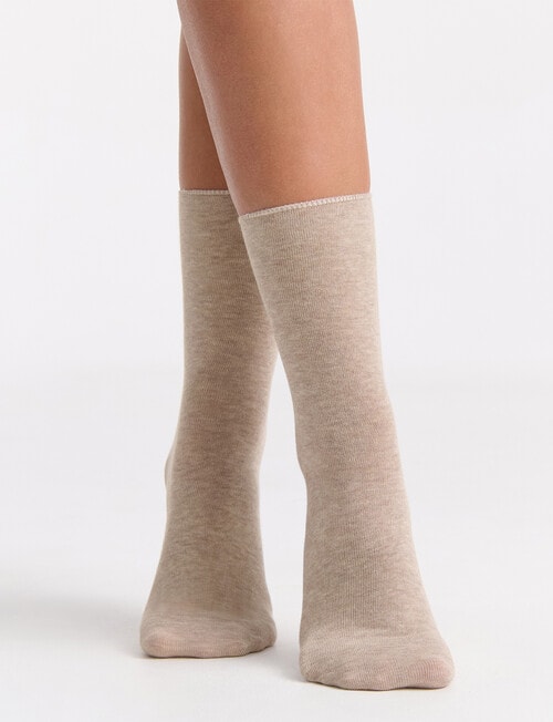Levante Comfort Top Sock, Oatmeal product photo View 03 L