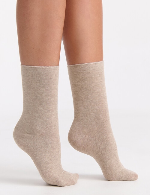 Levante Comfort Top Sock, Oatmeal product photo View 04 L