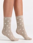 Levante Gigi Sport Crew Sock, Oatmeal product photo View 04 S