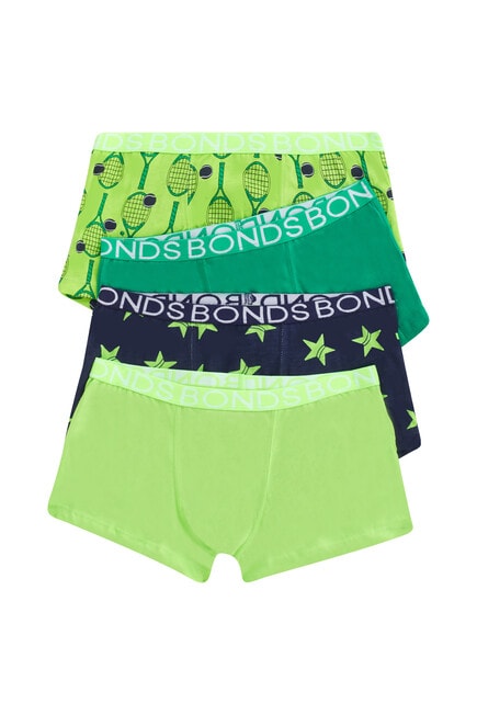 Bonds Multipack Trunks, 4-Pack, Racket Rascals product photo