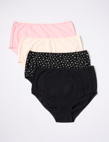 Lyric Full Briefs, 4-Pack, Blossum product photo