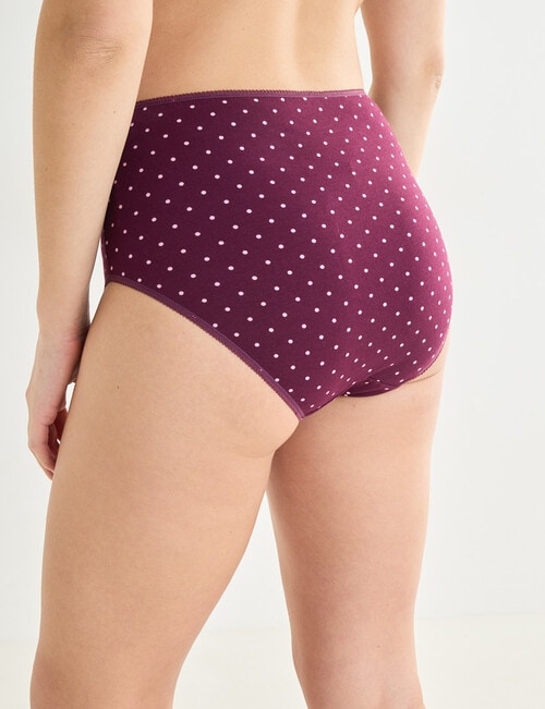 Lyric Full Briefs, Stripes & Spots, 4-Pack product photo View 03 L