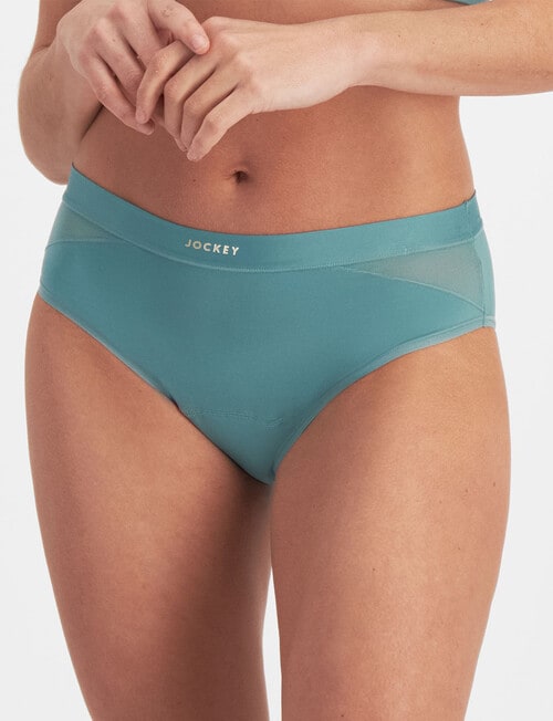 Jockey Woman Every Day Absorbency Hi Bikini Brief, Cornflower product photo