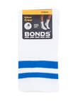 Bonds Fashion Crew Socks, 3-Pack, White & Black product photo View 03 S