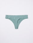 Lyric Seamfree G-String Brief, Dark Sage product photo View 02 S