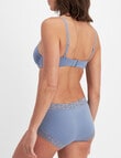 Jockey Woman Paris Micro Boyleg Brief, Smokey Blue product photo View 03 S