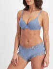 Jockey Woman Paris Micro Boyleg Brief, Smokey Blue product photo View 02 S