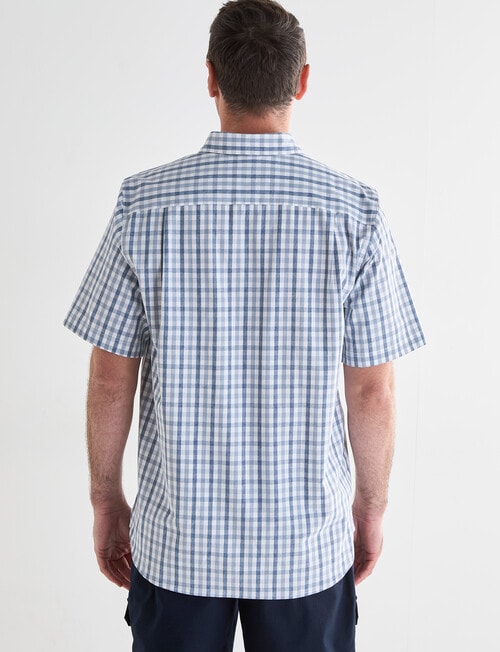 Line 7 Devin Short Sleeve Shirt, Blue product photo View 02 L