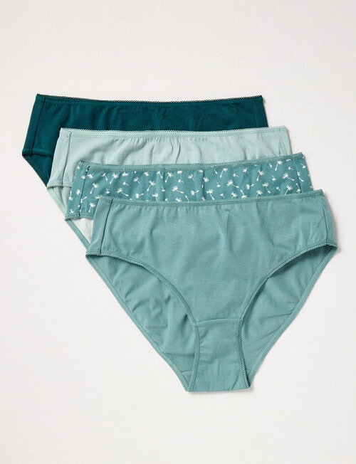 Lyric Hi-Cut Briefs, 4-Pack, Dandelion product photo