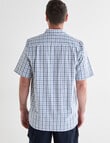 Line 7 Devin Short Sleeve Shirt, Blue product photo View 02 S