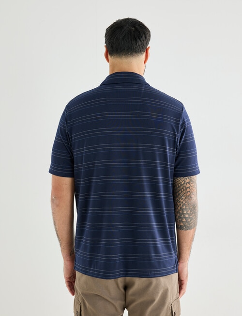 Line 7 Cliff Polo Shirt, Navy product photo View 02 L