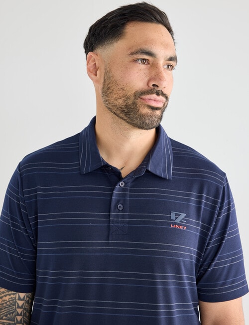 Line 7 Cliff Polo Shirt, Navy product photo View 04 L