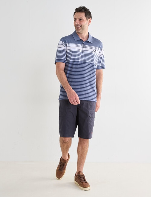 Line 7 Talbot Short Sleeve Polo Shirt, Light Blue product photo View 03 L