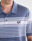 Line 7 Talbot Short Sleeve Polo Shirt, Light Blue product photo View 04 S