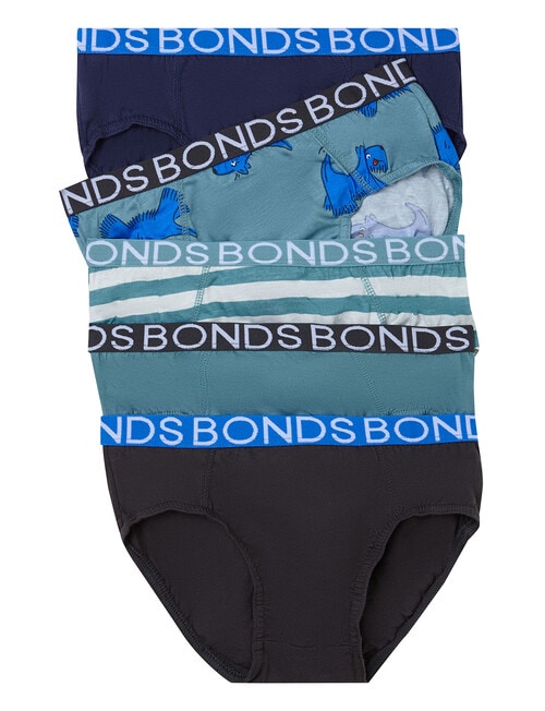 Bonds Multipack Brief, 5-Pack, Bob Dog Blue product photo