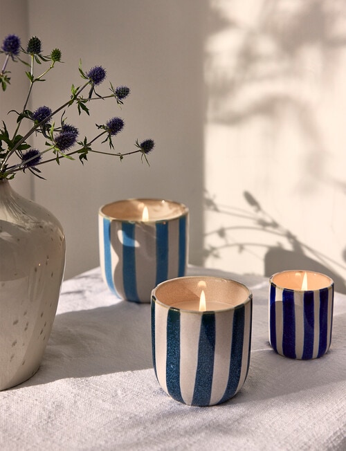 Home Fusion Omaha Stripe Candle, Small product photo View 05 L