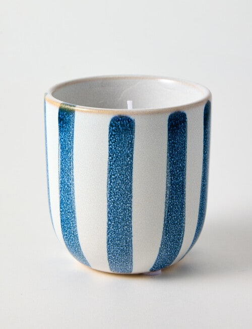 Home Fusion Omaha Stripe Candle, Medium product photo View 03 L