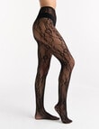 Ambra Botanical Net Tight, Black product photo View 03 S