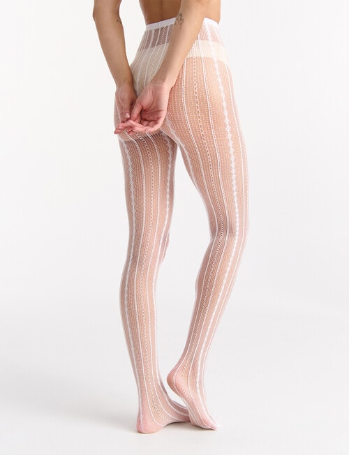 Ambra Linked Net Tight, White product photo View 04 L