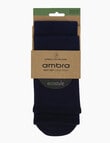 Ambra Bamboo Soft Top Crew, 2-Pack, Navy product photo