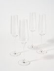 Momento Crystalline Flute Glasses, Set of 4, 231ml product photo