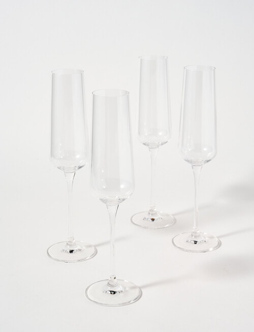 Momento Crystalline Flute Glasses, Set of 4, 231ml product photo