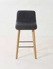 LUCA Furniture Tulsa Counter Stool, Grey product photo View 02 S