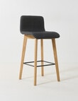 LUCA Furniture Tulsa Counter Stool, Grey product photo View 05 S