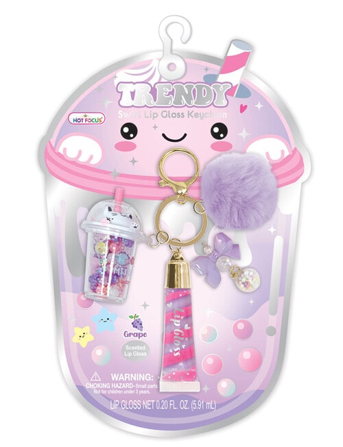 Hot Focus Tlip Gloss With Key Chain, Boba product photo