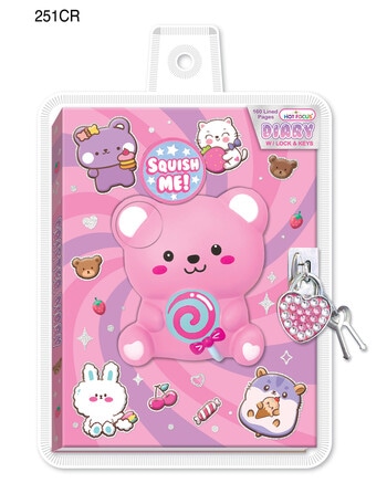 Hot Focus Diary With Lock & Keys product photo