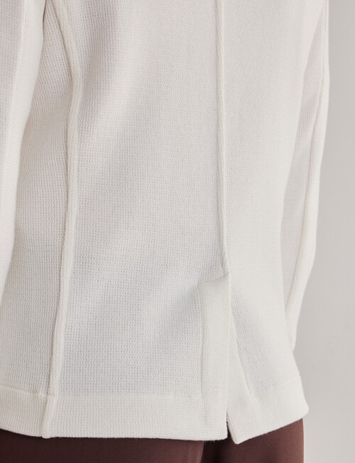 Jigsaw Simone Knit Jacket, Ivory product photo View 07 L