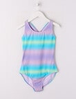 Wavetribe Ombre Swimsuit, 1-Piece, Lilac product photo