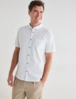 Gasoline Ditsy Dotted Shirt, White product photo