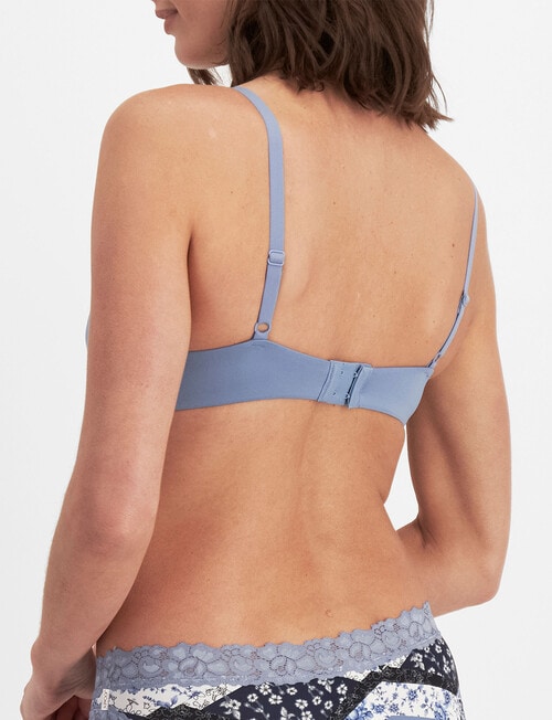 Jockey Woman Paris Micro T-Shirt Bra, Smokey Blue, B-E product photo View 03 L