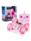 Sharper Image Lumina Remote Control Light-Up Stunt Car, Pink product photo