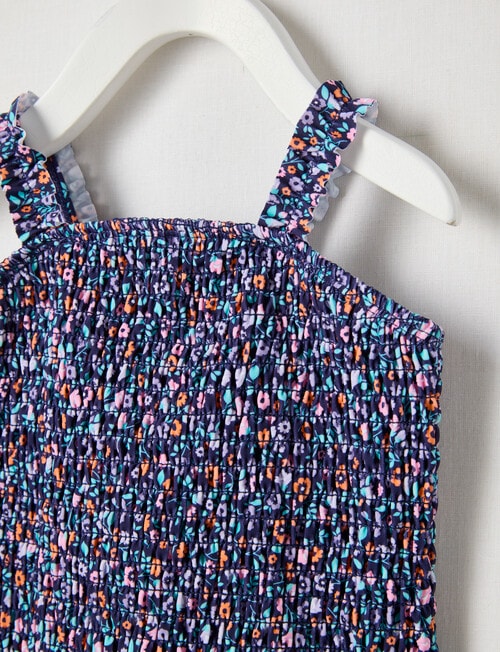 Teeny Weeny Floral Swimsuit, Navy product photo View 03 L