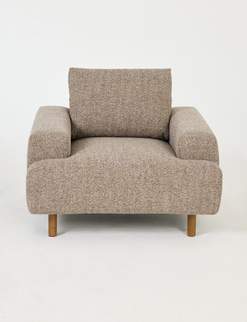 LUCA Furniture Bari Fabric Chair, Mocha product photo View 02 L