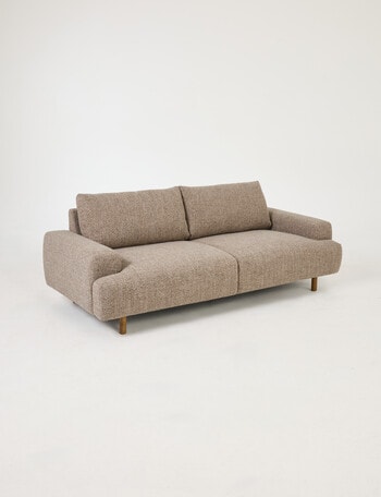 LUCA Furniture Bari Fabric 3 Seater Sofa, Mocha product photo