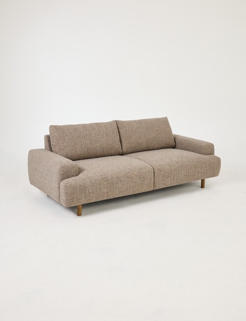 LUCA Furniture Bari Fabric 3 Seater Sofa, Mocha product photo