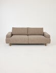 LUCA Furniture Bari Fabric 3 Seater Sofa, Mocha product photo View 02 S