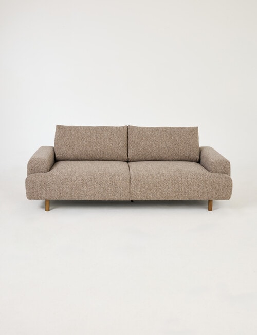 LUCA Furniture Bari Fabric 3 Seater Sofa, Mocha product photo View 02 L