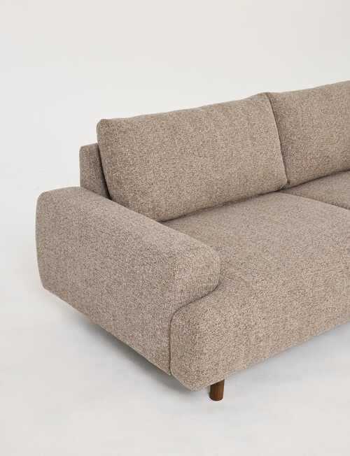 LUCA Furniture Bari Fabric 3 Seater Sofa, Mocha product photo View 04 L