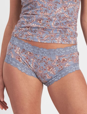 Jockey Woman Paris Cotton Boyleg Brief, Mauve Magnolia product photo