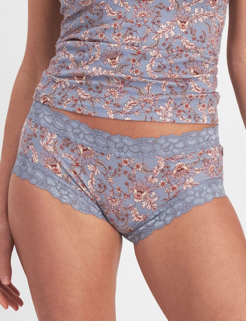 Jockey Woman Paris Cotton Boyleg Brief, Mauve Magnolia product photo