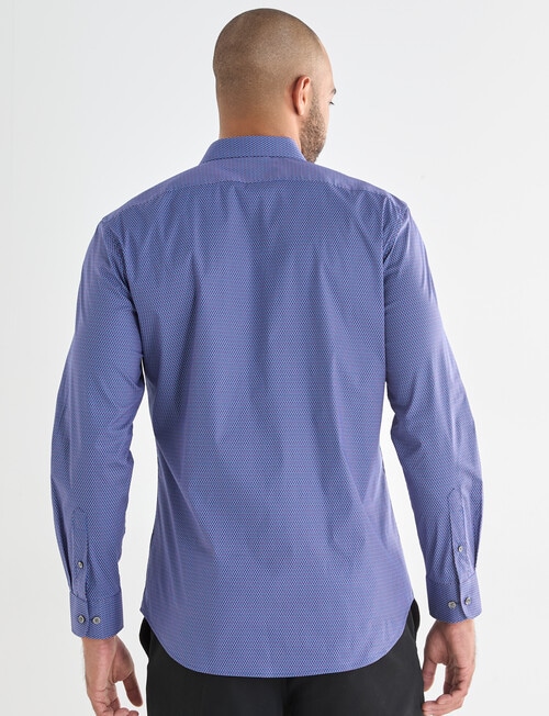 Laidlaw + Leeds Arrows Print Long Sleeve Shirt, Navy product photo View 02 L