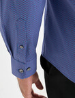 Laidlaw + Leeds Arrows Print Long Sleeve Shirt, Navy product photo View 05 S